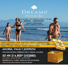 Cargar imagen en el visor de la galería, Exclusiva #DreamsResorts con Menores
